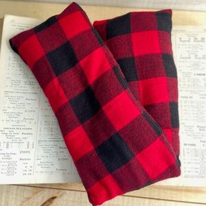 Microwave Heat Pack - Red & Black Buffalo Plaid